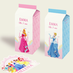 Kit imprimible textos editables - Princesas Disney