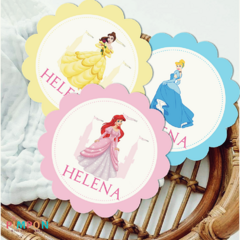 Kit imprimible textos editables - Princesas Disney on internet