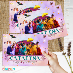 Kit imprimible textos editables - ENCANTO - Luisa madrigal - pimpon