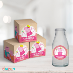 Kit imprimible personalizado - Peppa Pig