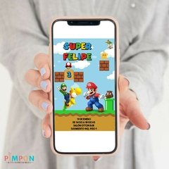 Kit imprimible textos editables - Super mario Bros en internet