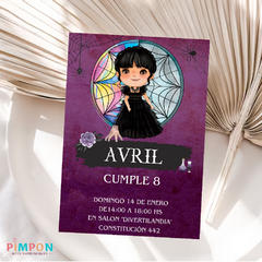 Kit imprimible personalizado - Merlina Addams - comprar online