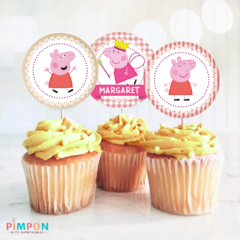 Imagen de Kit imprimible personalizado - Peppa Pig