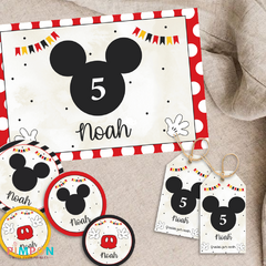 Kit imprimible personalizado - mickey mouse on internet