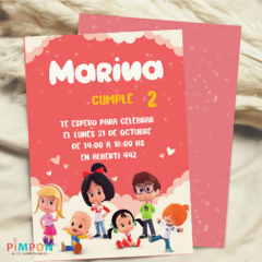 Kit imprimible textos editables - Cleo y Cuquin (rosa) on internet