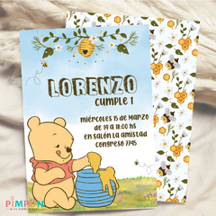 Kit imprimible personalizado - Winnie pooh bebe - pimpon