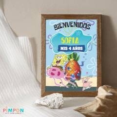 Kit imprimible personalizado - Bob esponja - comprar online