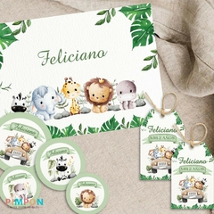 Kit imprimible textos editables - Safari - online store