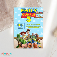 Kit imprimible textos editables - Toy Story - pimpon