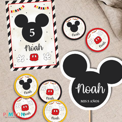 Kit imprimible personalizado - mickey mouse - online store