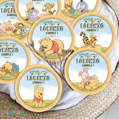 Imagem do Kit imprimible personalizado - Winnie pooh beb