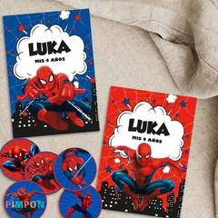 Kit imprimible textos editables - Hombre Araña - Spiderman - tienda online