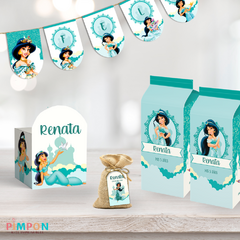 Kit imprimible personalizado - Princesa Jazmin - tienda online