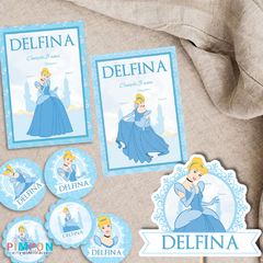 Kit imprimible personalizado - Cenicienta - online store