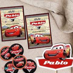 Kit imprimible personalizado - Rayo mcqueen - Cars - online store
