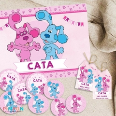 Imagem do Kit imprimible personalizado - las pistas de blue - Magenta