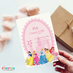 Kit imprimible personalizado - Princesas Disney - pimpon