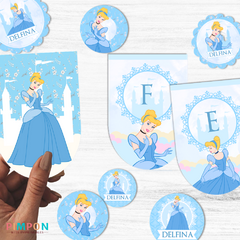 Imagen de Kit imprimible personalizado - Cenicienta