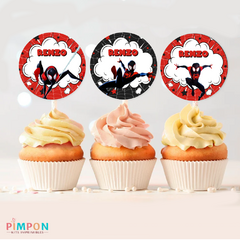 Imagen de Kit imprimible personalizado - Miles Morales - Hombre Araña - Spiderman