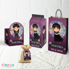 Image of Kit imprimible personalizado - Merlina Addams