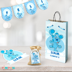 Imagem do Kit imprimible personalizado - las pistas de blue