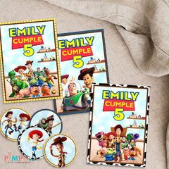 Kit imprimible personalizado - Toy Story