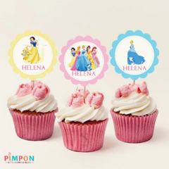 Kit imprimible personalizado - Princesas Disney - loja online