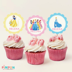 Kit imprimible personalizado - Princesas Disney - tienda online