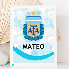 Kit imprimible personalizado - AFA, seleccion argentina