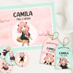 Kit imprimible personalizado - Anya Forger - comprar online