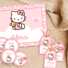 Kit imprimible personalizado - Hello Kitty - pimpon