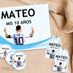 Kit imprimible personalizado - Lionel Messi