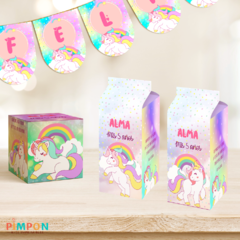 Image of Kit imprimible personalizado - Unicornio