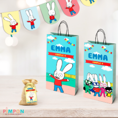 Kit imprimible personalizado - Simon el conejo