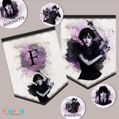 Kit imprimible textos editables - Merlina - comprar online