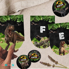 Kit imprimible personalizado - Dinosaurios jurassic park - comprar online