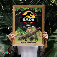 Kit imprimible personalizado - Dinosaurios jurassic park na internet
