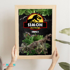 Image of Kit imprimible personalizado - Dinosaurios jurassic park
