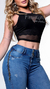 Calça Jeans Modeladora com Zíper Lateral - loja online