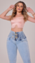 Calça Jeans Modeladora Cós Compressor Curva dos Sonhos on internet