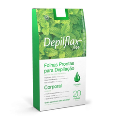 FOLHAS PRONTAS CORPORAL DEPILPLAX HORTELÃ 20 FOLHAS