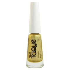 ESMALTE NOVO TOQUE DOURADO METÁLICO 8ML