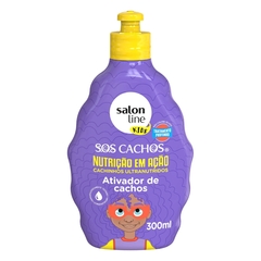 ATIVADOR DE CACHOS SALON LINE S.O.S KIDS NUTRIÇÃO AÇÃO 300ML