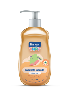 SABONETE LÍQUIDO BARUEL COM GLICERINA 400ML