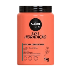 MÁSCARA SALON LINE S.O.S HIDRATAÇÃO CAFÉ E GLICERINA 1KG