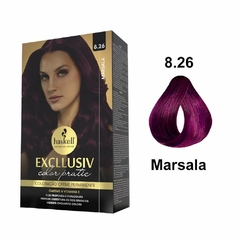 KIT COLORAÇÃO HASKELL PRATIC 8.26 MARSALA