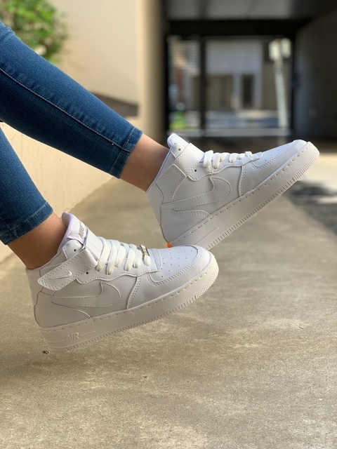 Air force blancas botitas shop