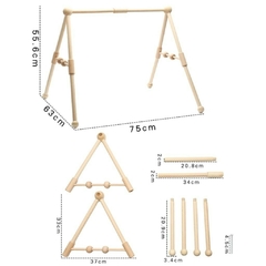 Ginásio de Atividades - Suporte para Kit de Móbiles Pendentes - Nórdico Ateliê