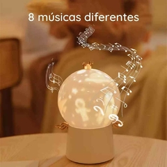 Luminária e Projeção Musical 6 em 1 - Branca na internet