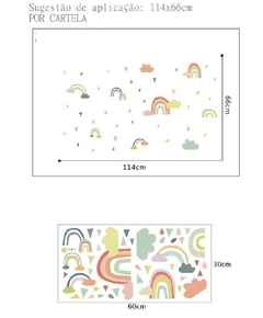 Adesivo Mini Arco-íris Rachel - loja online
